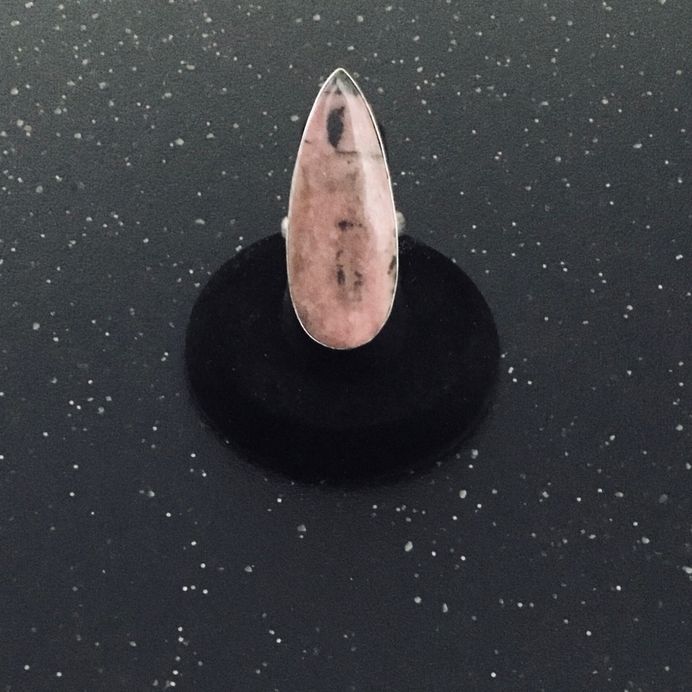 Rhodonite Ring Size 7.5